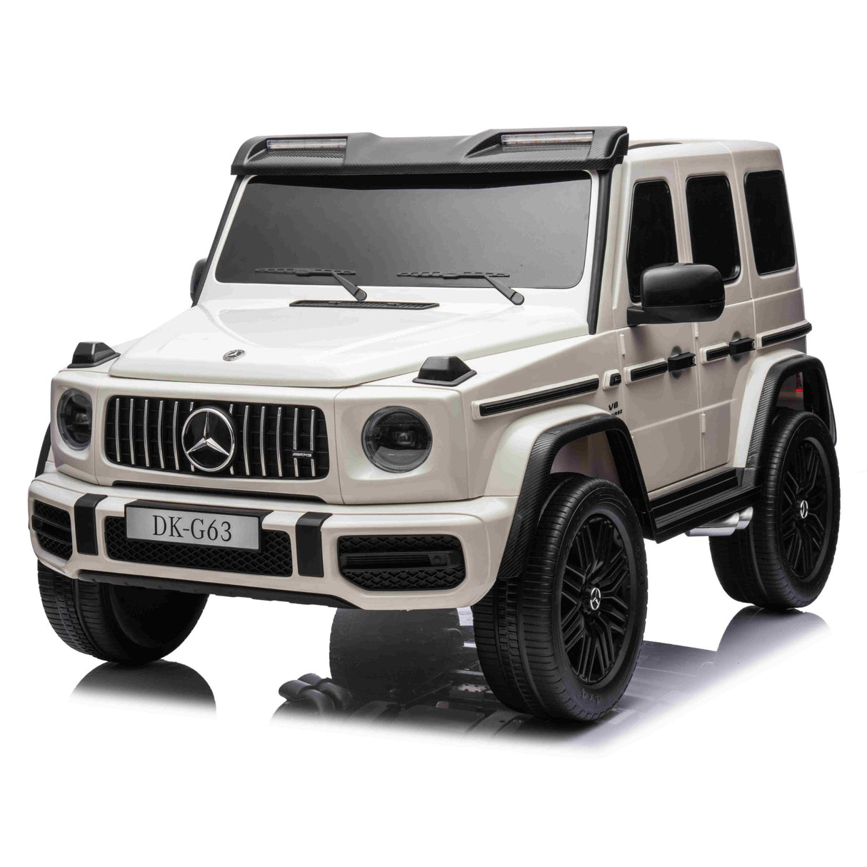 ALL 4 KIDS Huge Licensed Double Seat Mercedes-Benz Kids Ride On Car G63 with RC