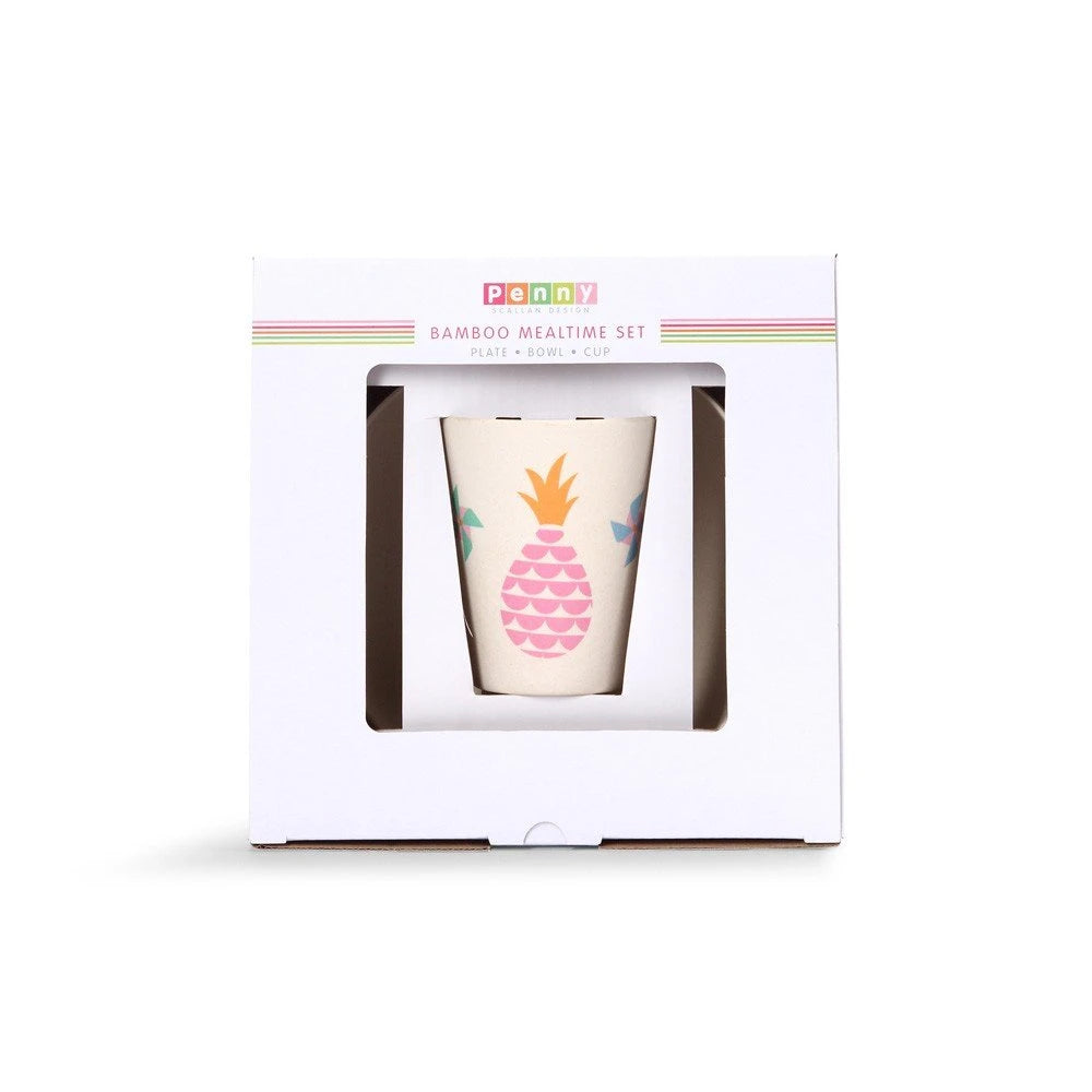 Penny Scallan Kids Bamboo Meal Set - Pineapple Bunting