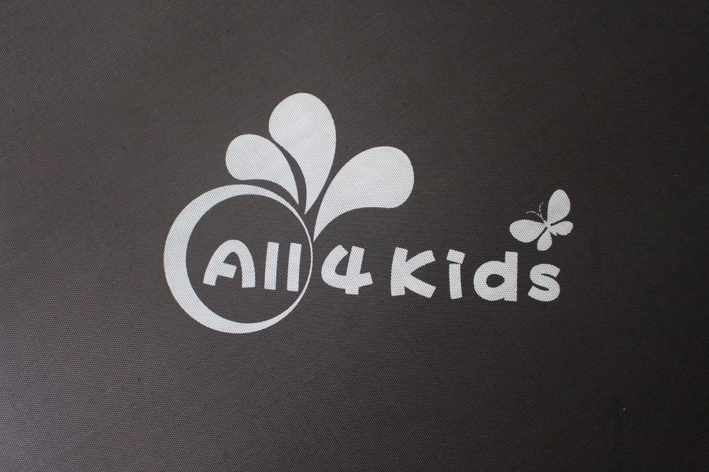 ALL 4 KIDS 8 FT Jump Zone Spring Trampoline with Basketball Board