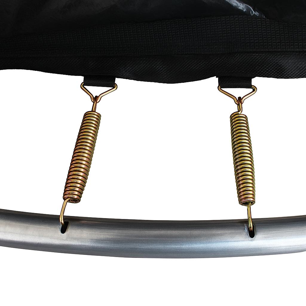 ALL 4 KIDS 12 FT Jump Zone Spring Trampoline with Basketball Board