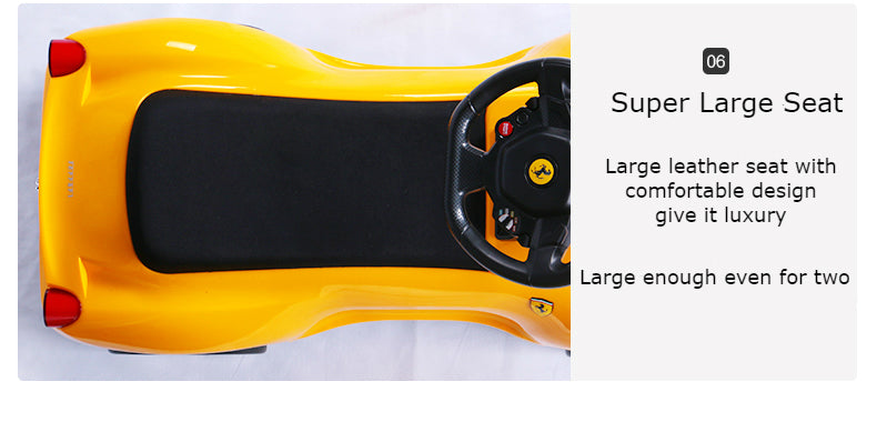 Rastar Licensed Ferrari 458 Foot To Floor Push Car