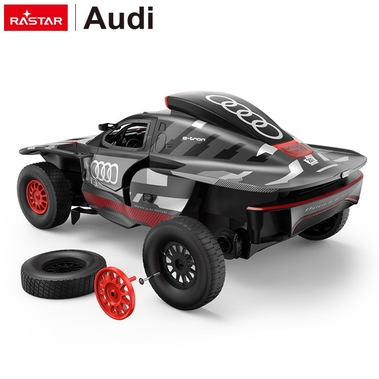 Rastar 1:14 Audi RS Q e-tron E2 Remote Control Car – Officially Licensed Dakar Rally Racer