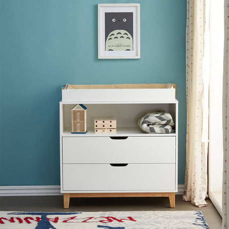 JOY BABY Aurora 2 Drawers Chest of Draw with Change Table