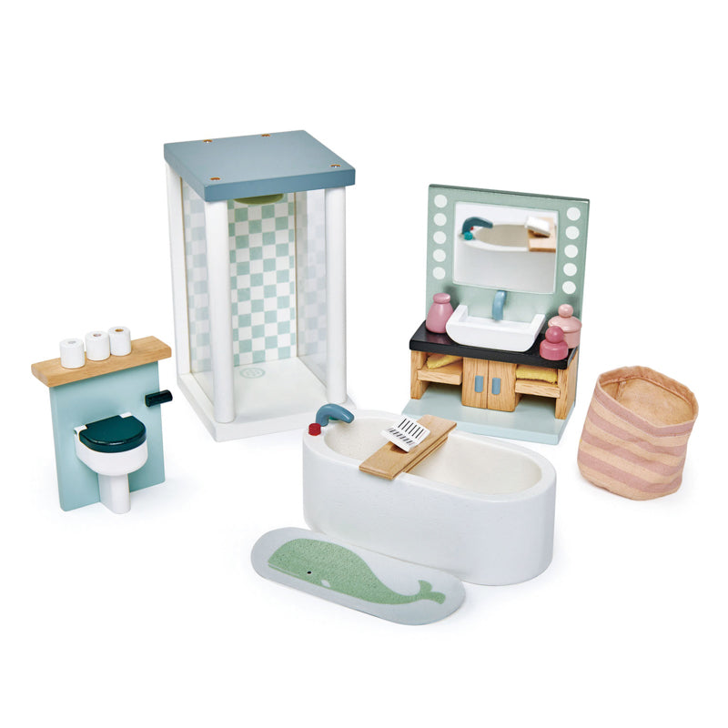 Tender Leaf Toys Dovetail Dollhouse Bathroom Set