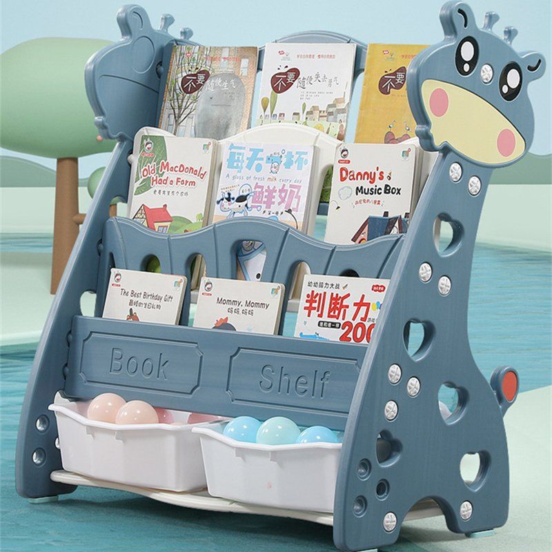 ALL 4 KIDS Lily the Giraffe Magazine Bookcase - Powder Blue