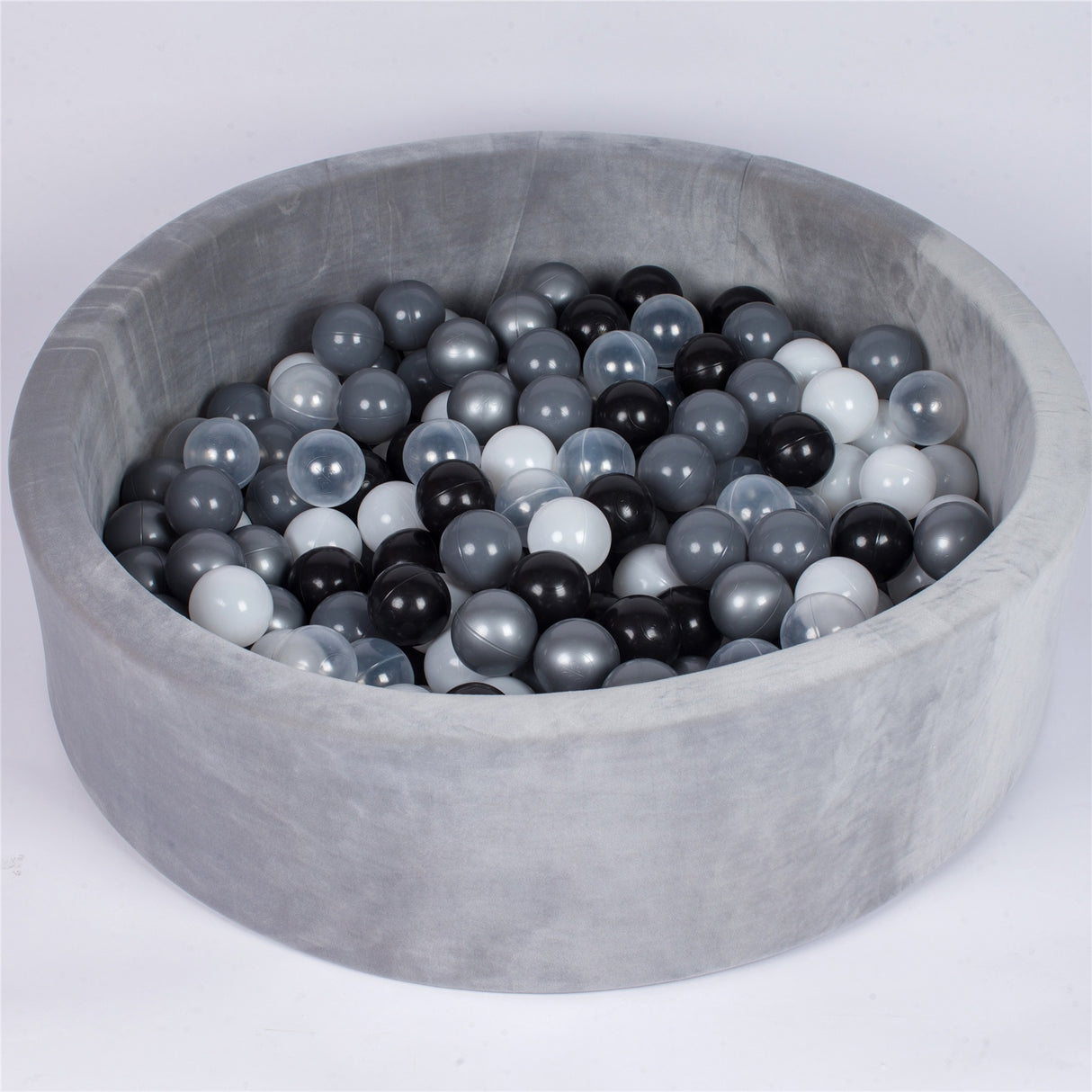 Joy Baby Alexander Grey Round Ball Pit