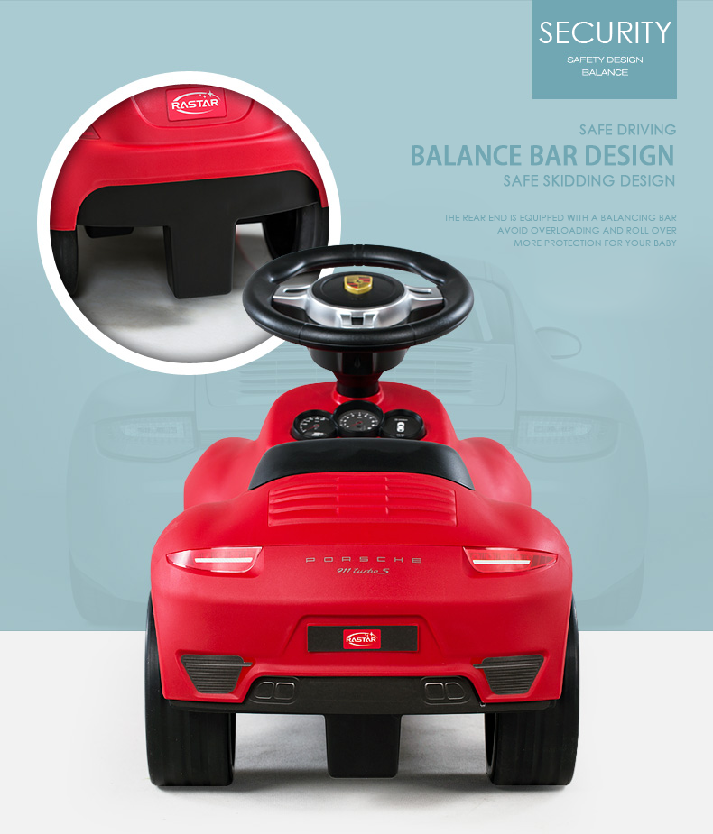 Rastar Licensed Porsche 911 Push Car