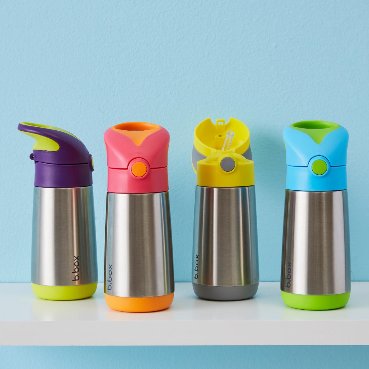 B.Box 350mL Insulated Drink Bottle - Emerald Forest