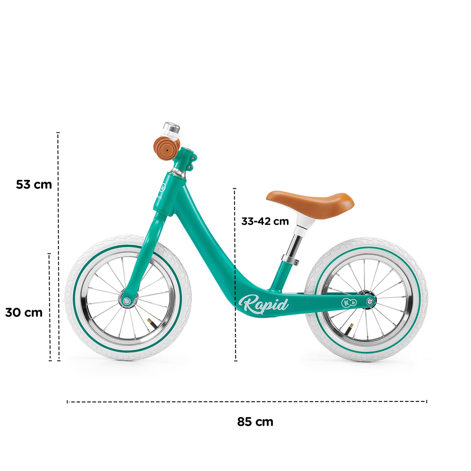 Kinder Kraft Lightweight Rapid Balance Bike - Rose