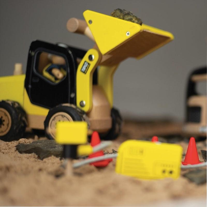 Tidlo Wooden Construction Toy -  Front End Loader