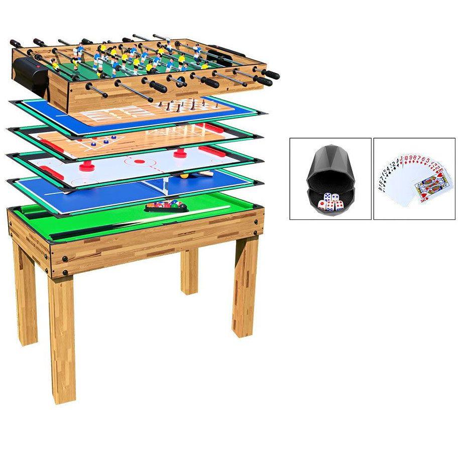 All 4 Kids Brandon 10 in 1 4FT Activity Entertainment Play Foosball Table