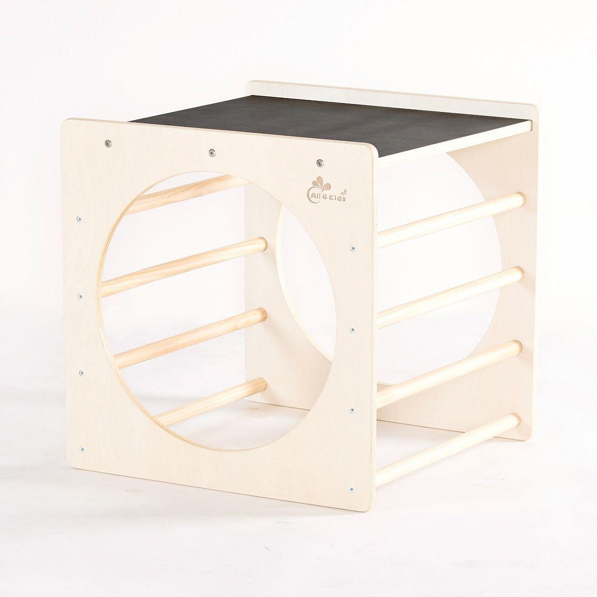 All 4 Kids Ian Pikler Play Cube with Blackboard