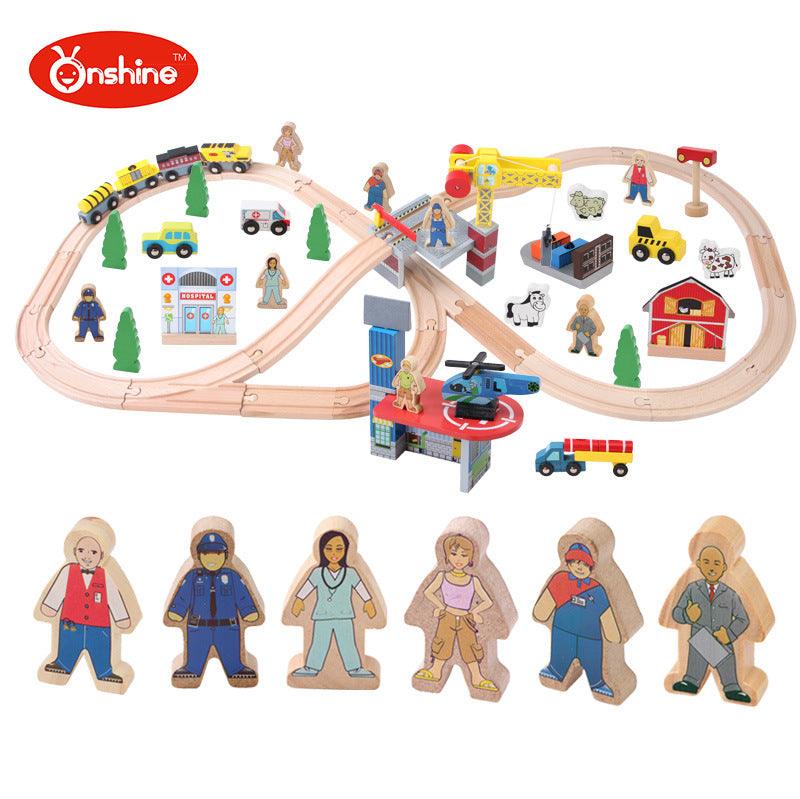 Onshine 90 Pcs Train Set with Table