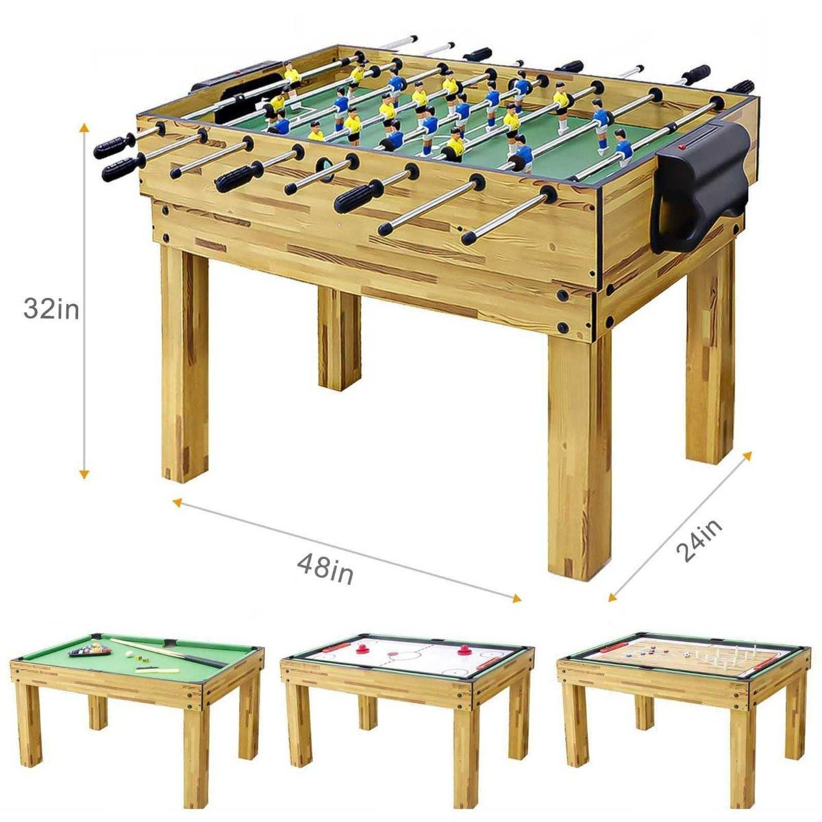 All 4 Kids Brandon 10 in 1 4FT Activity Entertainment Play Foosball Table