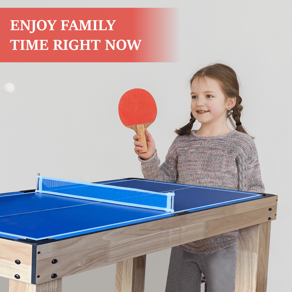 All 4 Kids Maxwell 4 in 1 4FT Activity Entertainment Play Foosball Table