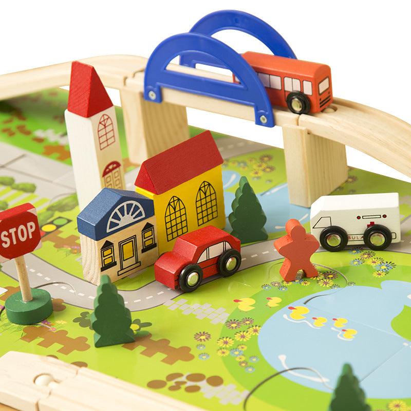 Onshine 90 Pcs Train Set with Table