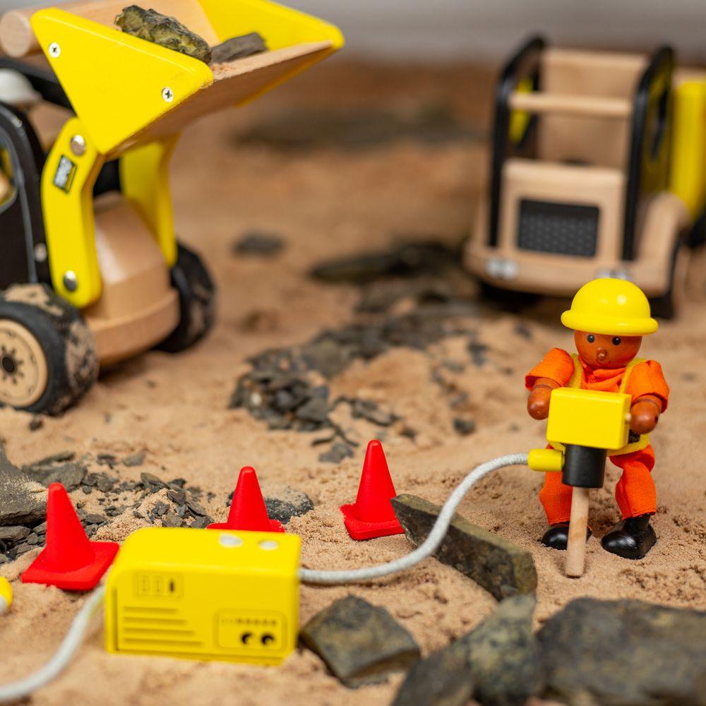 Tidlo Wooden Construction Toy -  Builders