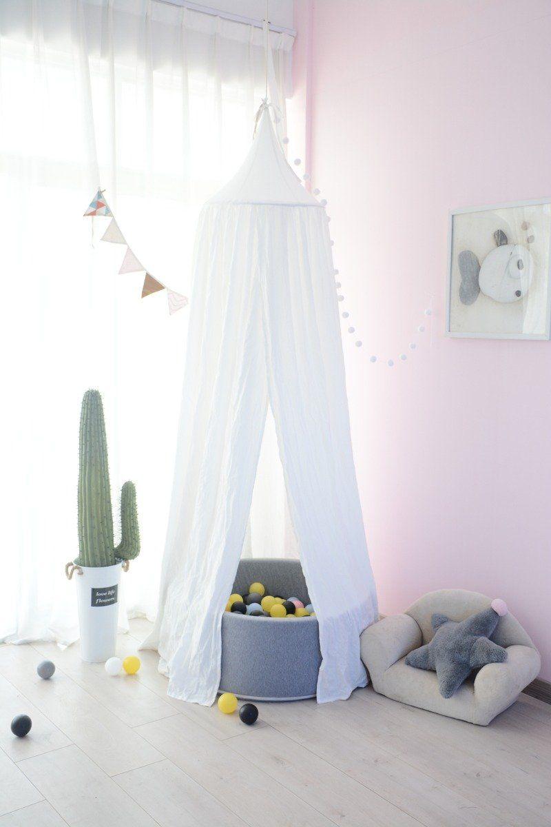 ALL 4 KIDS Aubrey Nursery Canopy - White