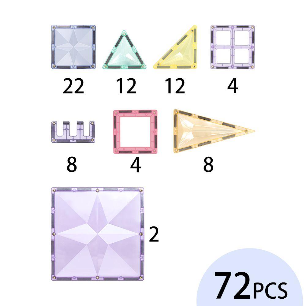 MNTL Magnetic Tile 72 Pcs