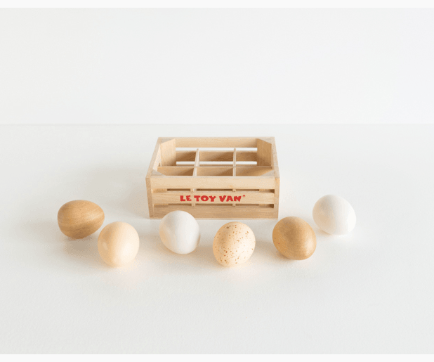 Le Toy Van Honeybake Farm Eggs in Crate