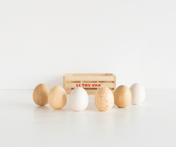 Le Toy Van Honeybake Farm Eggs in Crate