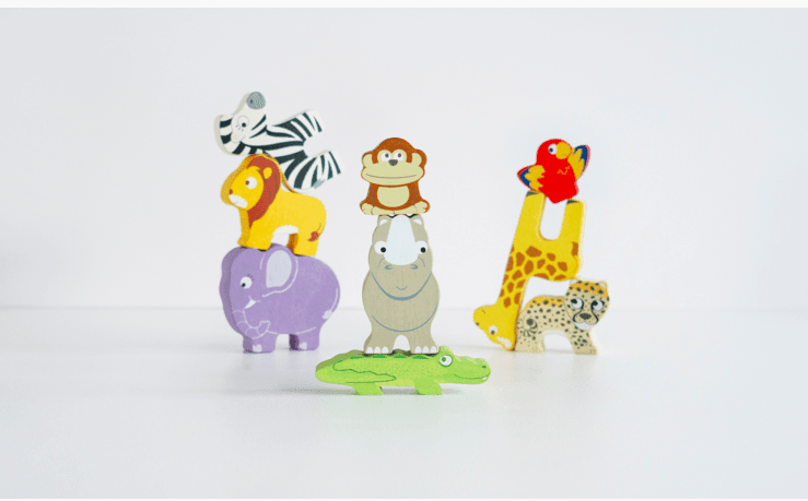 Le Toy Van Petilou Africa Stacking Tower & Bag