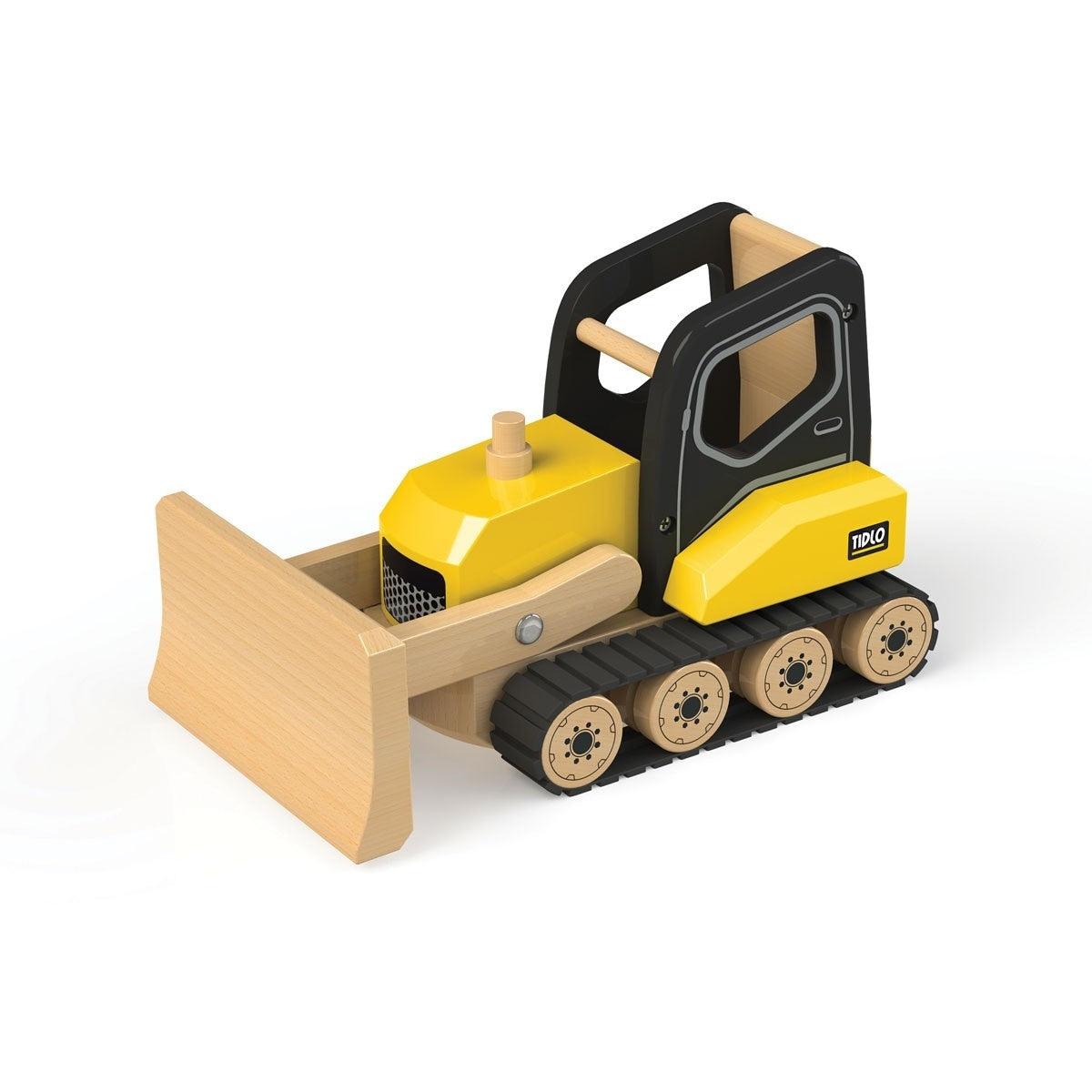 Tidlo Wooden Construction Toy -  Bulldozer