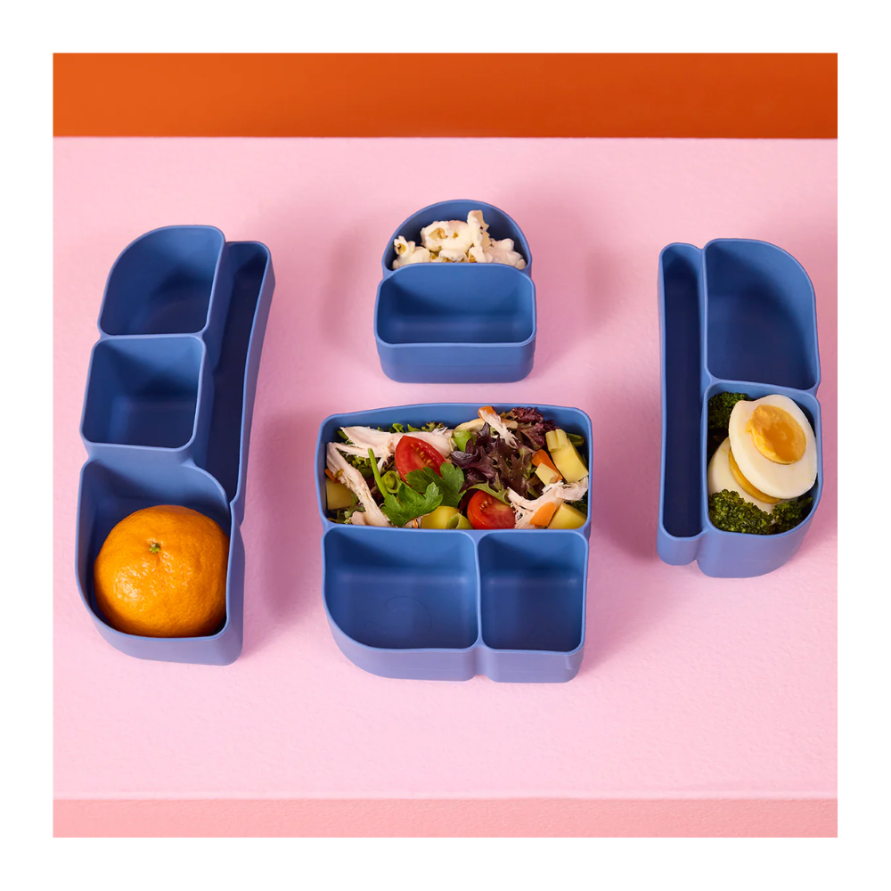 B.Box Silicone Mini Lunch Box Bento Tray - Ocean
