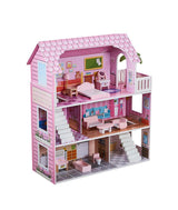 ALL 4 KIDS 3 Level Paisley Dollhouse with Furniture