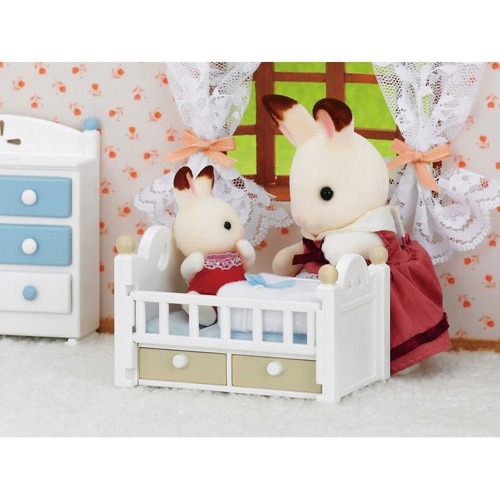 Sylvanian Families Chocolate Rabbit Baby Set