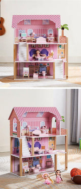 ALL 4 KIDS Eliana 3 Level Dollhouse