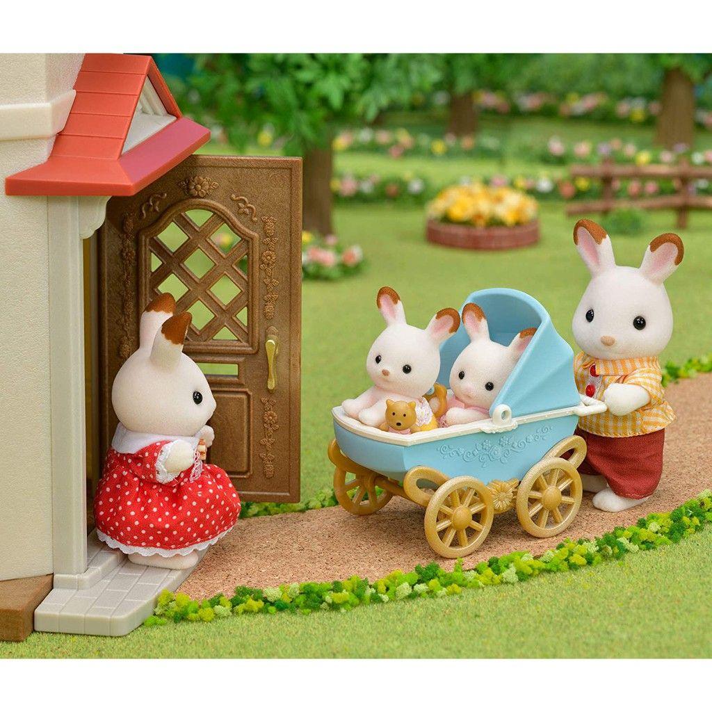 Sylvanian Families Chocolate Rabbit Twins Set