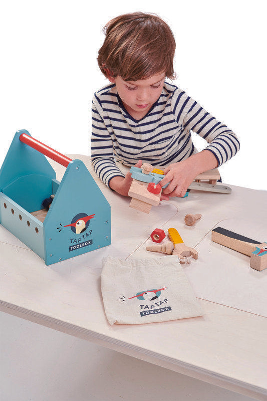 Tender Leaf Toys Pretend Tap Tap Tool Box