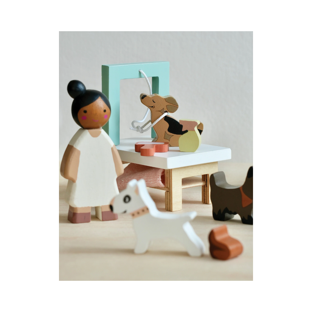 Tender Leaf Toys Waggy Tails Dog Salon Play Set