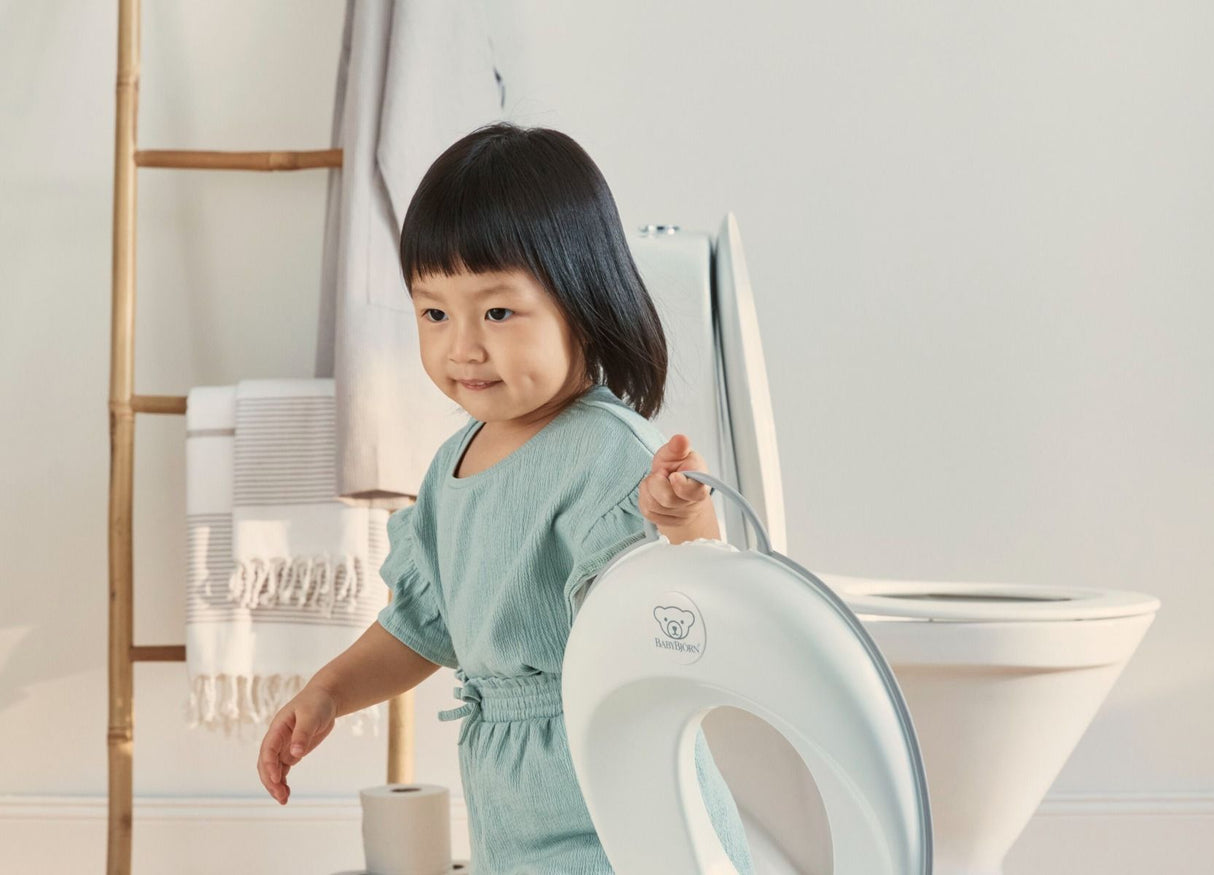 Babybjorn Toilet Trainer - White/Grey