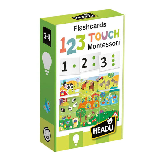 Headu Montessori Flashcards 123 Touch