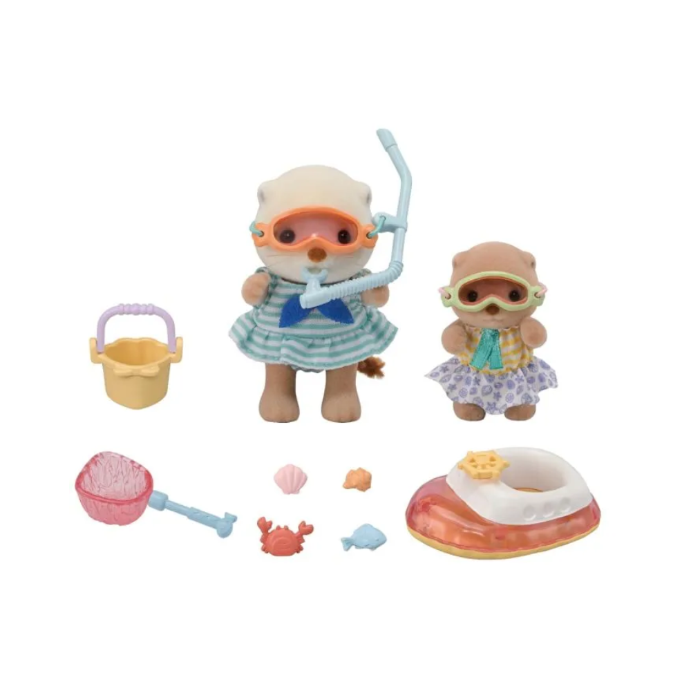 Sylvanian Families Sea Otter Sisters - Splashy Snorkel Set