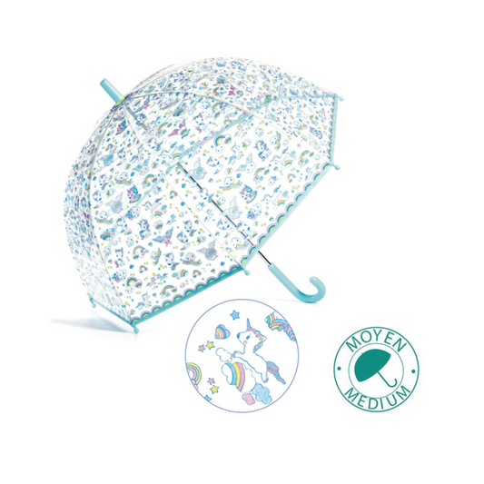 Djeco Unicorn PVC Child Umbrella