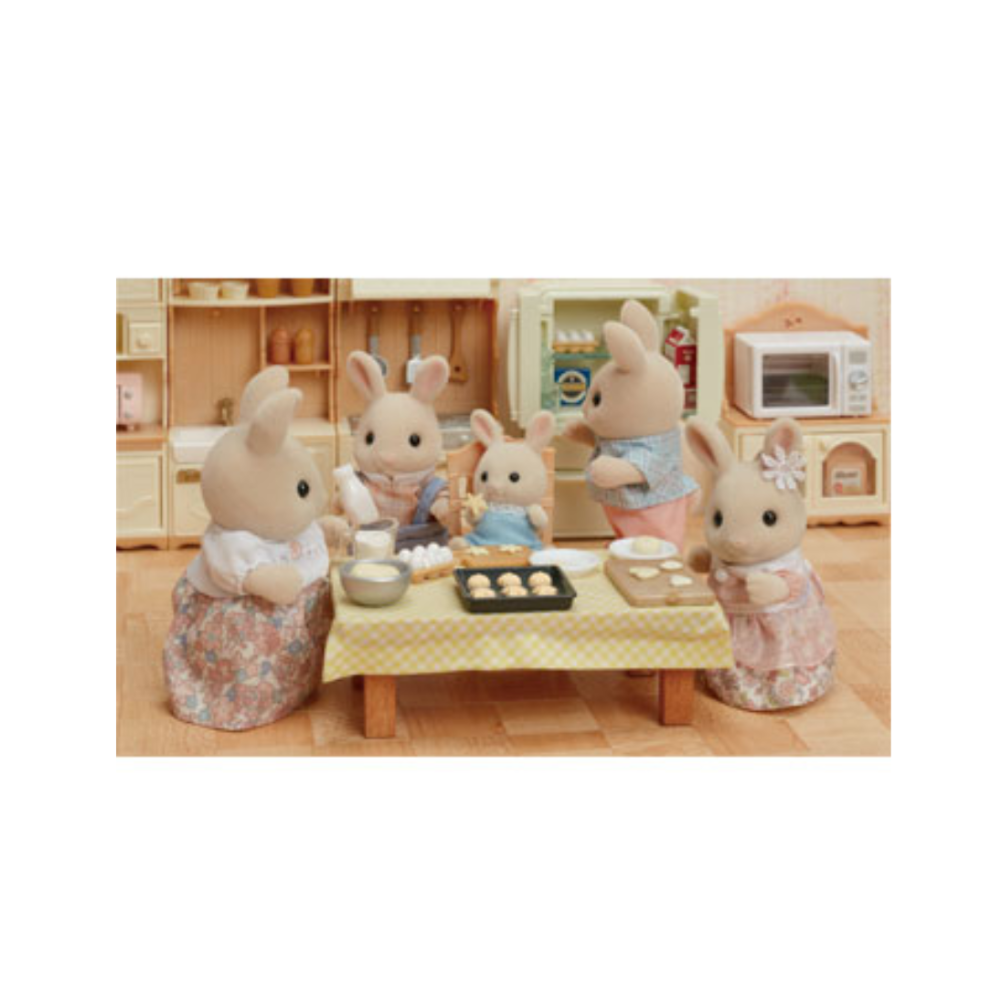 Sylvanian Families Milk Rabbit Family