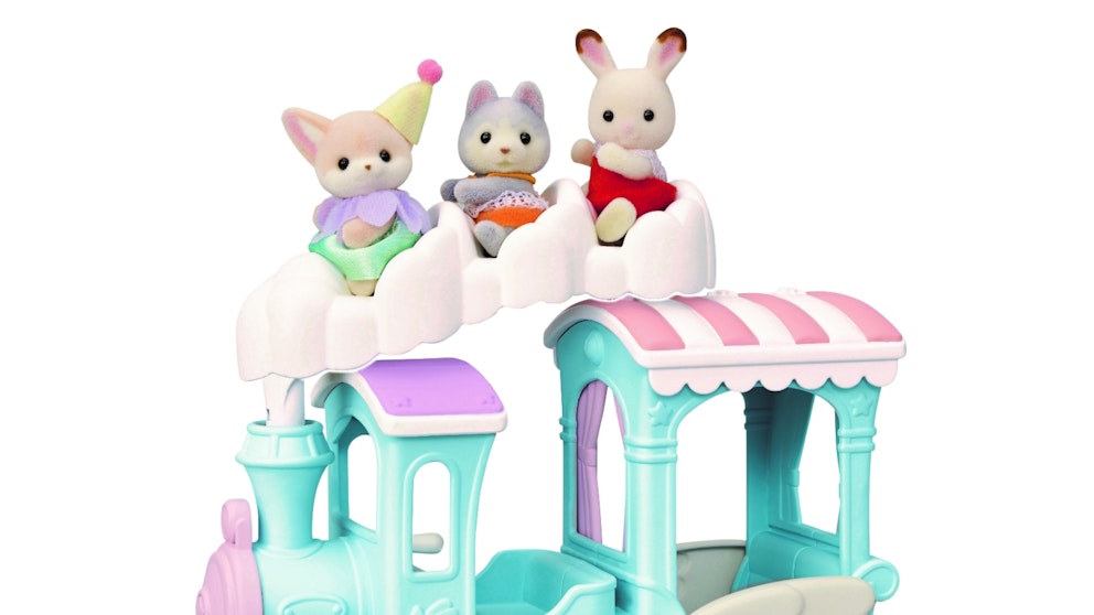 Sylvanian Families Floating Cloud Rainbow Train