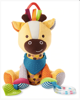 SKIP HOP Bandana Buddies Plush Teething Toy - Giraffe