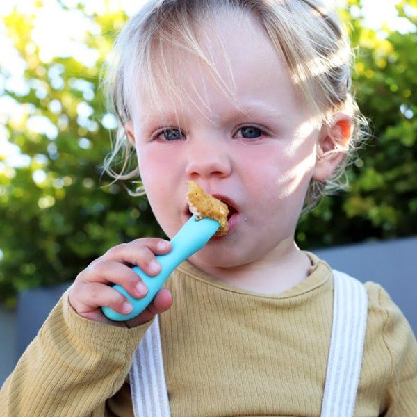 Marcus & Marcus Toddler First Self Feeding Set - Lucas Blue