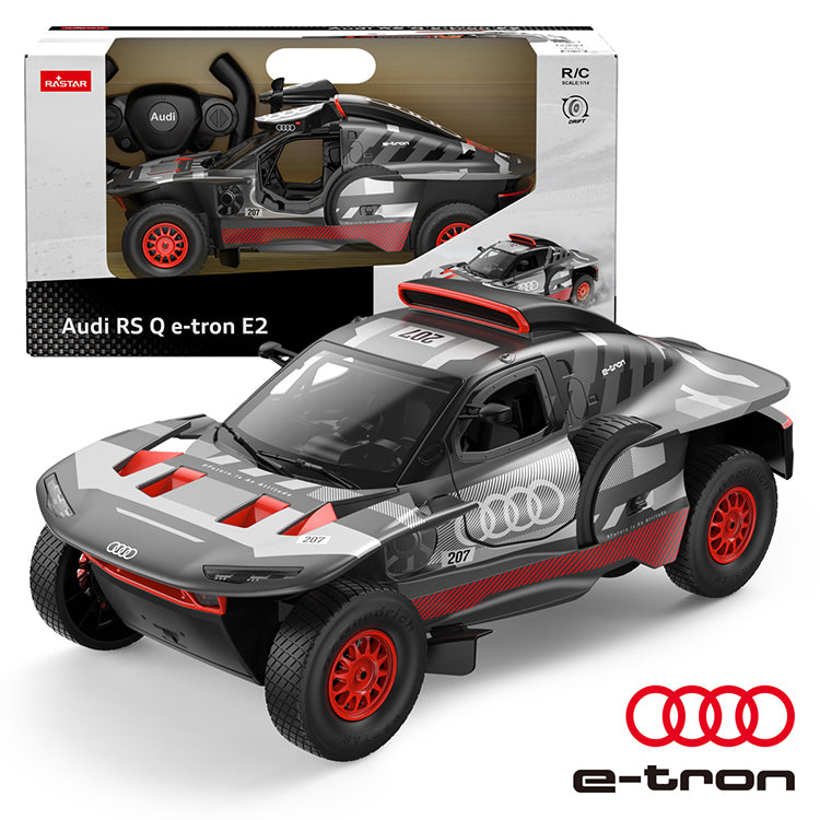 Rastar 1:14 Audi RS Q e-tron E2 Remote Control Car – Officially Licensed Dakar Rally Racer