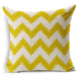 All 4 Kids 45cm Square Throw Pillow Cushion Cover - Wave Pattern