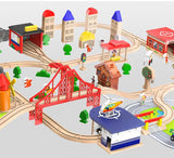 Onshine 141 pcs Train Track City Set