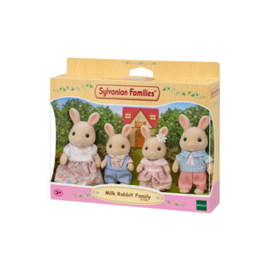 Sylvanian Families Milk Rabbit Family