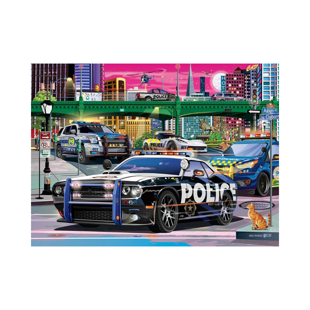 Ravensburger - Police on Patrol Puzzle 150 Pieces