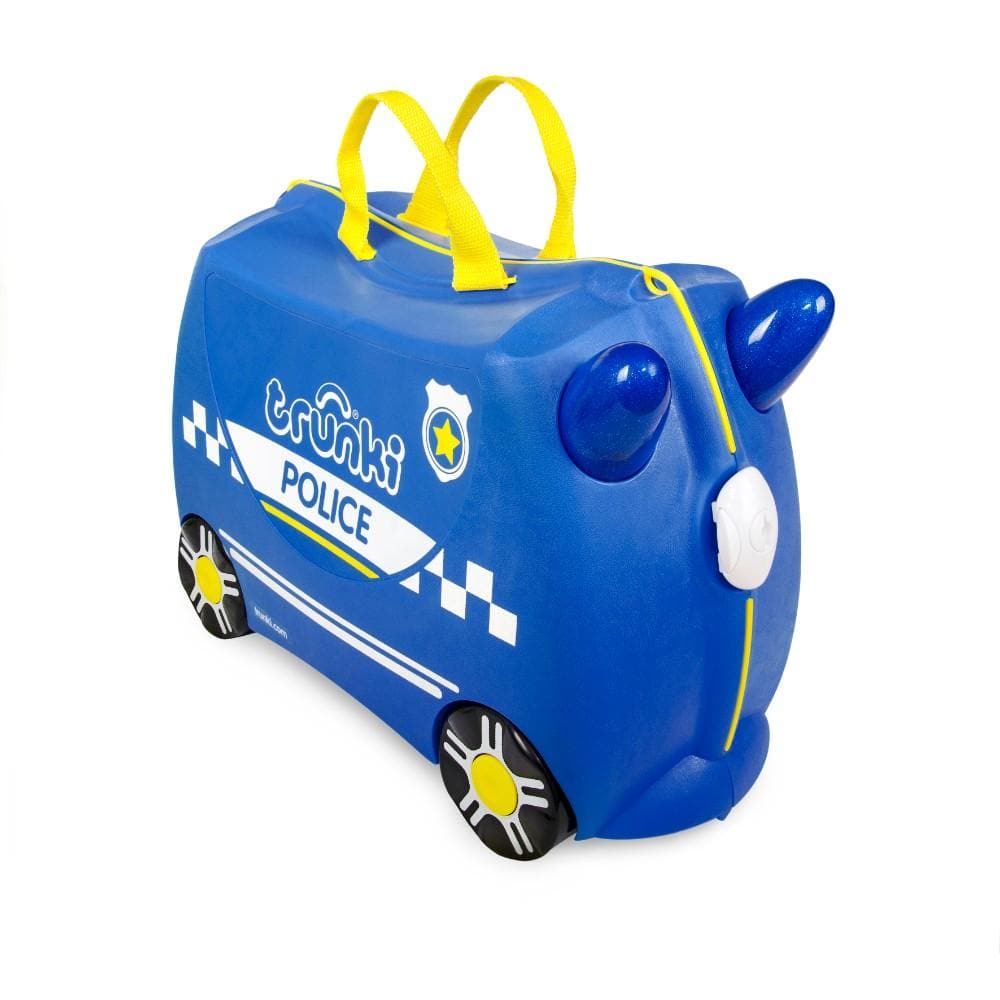 Trunki Kids Ride on Luggage Suitcase - Percy Police Car