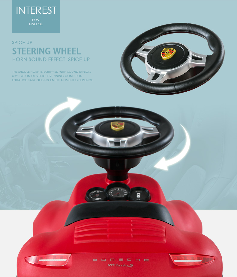 Rastar Licensed Porsche 911 Push Car