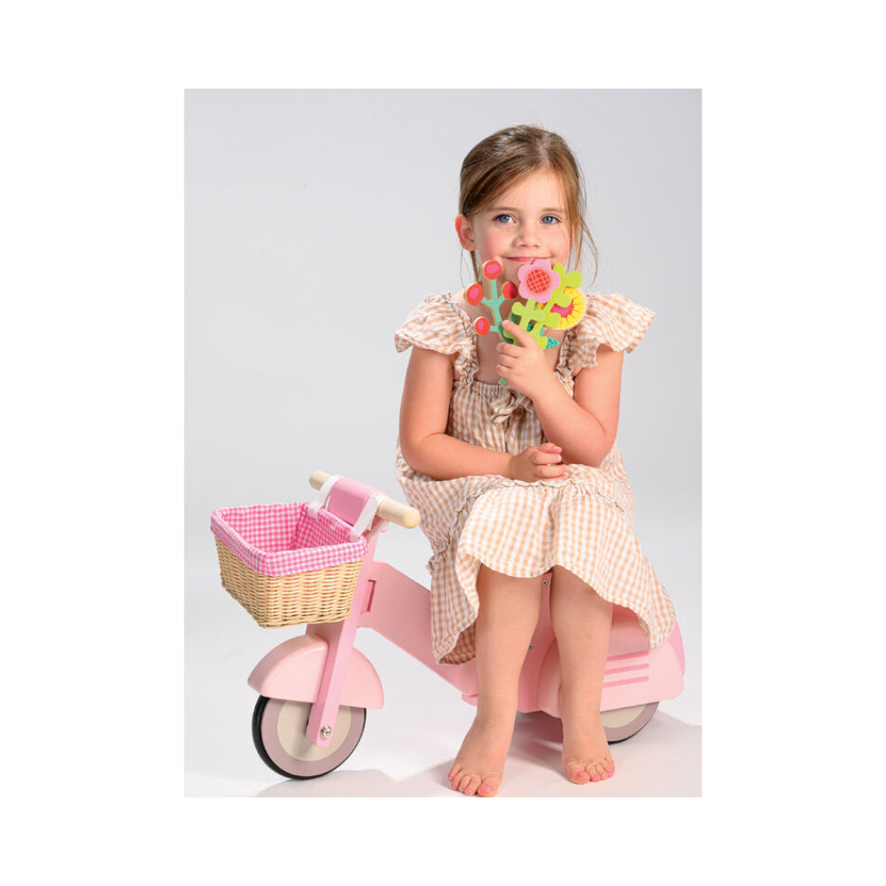 Tender Leaf Toys Ride On Scooter with Basket